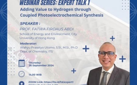 [26 September 2024] Webinar Adding Value to Hydrogen through Coupled Photoelectrochemical Synthesis