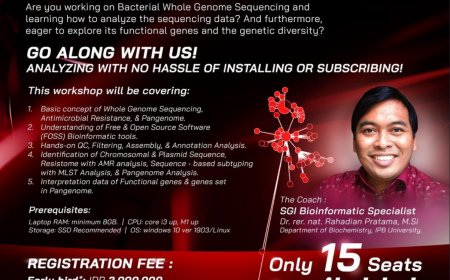 [ 10 – 11 Oktober 2024 ] GWorks Series 3 Bioinformatics Workshop Decoding Bacterial Genomes