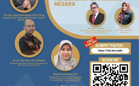 [Seminar | 25 September 2024 | Universitas Pertahanan RI] Implementasi Nuklir dalam Bidang Energi, Medis, dan Ketahanan Pangan Guna Mendukung Pertahanan Negara