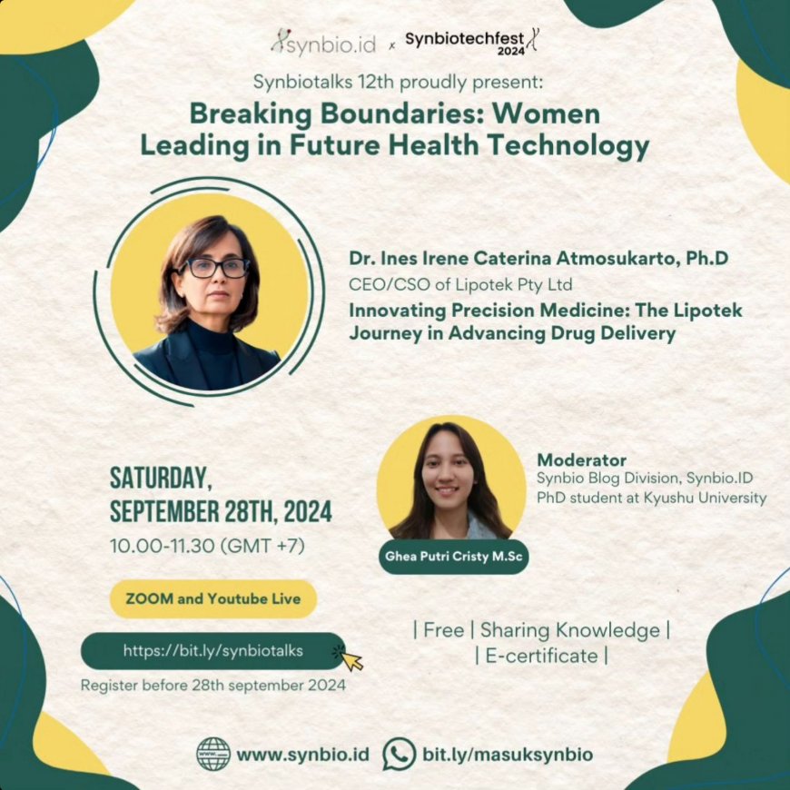 [28 September 2024] Webinar Breaking Boundaries: Women Leading in Future Health Technology