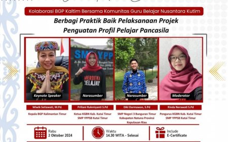[2 Oktober 2024] Webinar Berbagi Praktik Baik Pelaksanaan Projek Penguatan Profil Pelajar Pancasila