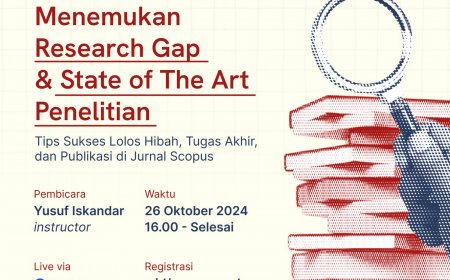 [26 Oktober 2024] Diklat Online Analisis Bibliometrik dan SLR-Menemukan Research Gap dan State of The Art Penelitian