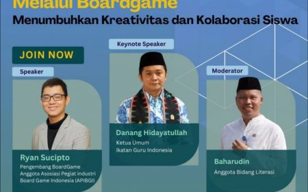 [ 9 Oktober 2024] Inovasi Pembelajaran Literasi Melalui Boardgame: Menumbuhkan Kreativitas dan Kolaborasi Siswa