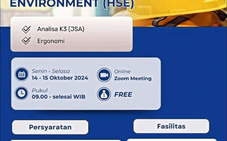 [14-15 Oktober 2024] MINI COURSE ACE HEALTH SAFETY ENVIRONMENT (HSE)