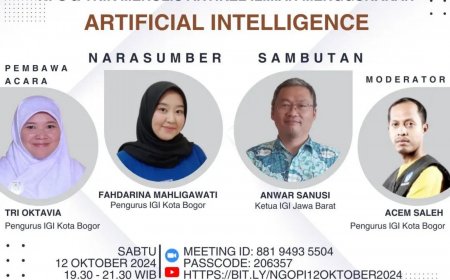 [12 Oktober 2024] Webinar Tips & Trik Menulis Artikel Ilmiah menggunakan Artificial Intelligence