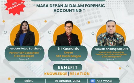 [19 Oktober 2024] E-Seminar Nasional MASA DEPAN AI DALAM FORENSIC ACCOUNTING