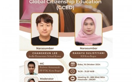 [16 Oktober 2024] Webinar International Exchange Class Programme to Promote Global Citizenship Education (GCED)