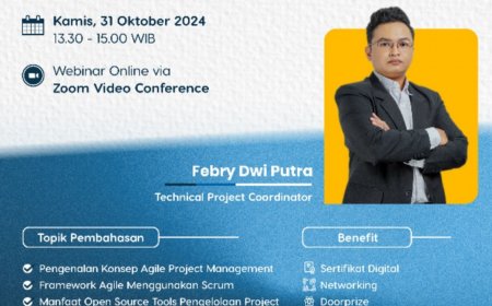 [ 31 Oktober 2024 ] Webinar Level Up Your Project Management with Agile, Scrum, and Taiga
