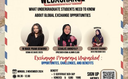 [03 November 2024] WebXChange: What Undergraduate Students Need to Know About Global Exchange Opportunities
