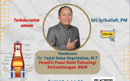 [ 25 Oktober 2024 ] Kuliah Praktisi Fisika ITERA : Pengolahan dan Pemurnian Bijih Besi