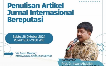 [26 Oktober 2024] Penulisan Artikel Jurnal Internasional Bereputasi