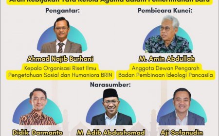 [ 30 Oktober 2024 ] Beragama Maslahat: Arah Kebijakan Tata Kelola Agama dalam Pemerintahan Baru
