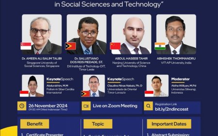 [ 26 November 2024 ] The 2nd International Conference on Social Science & Technology (INCOSST)