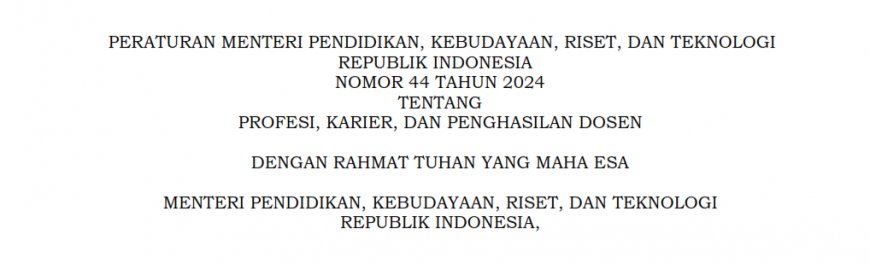 Permendikbudristek 44/2024: Meningkatkan Martabat Dosen atau Menambah Beban?