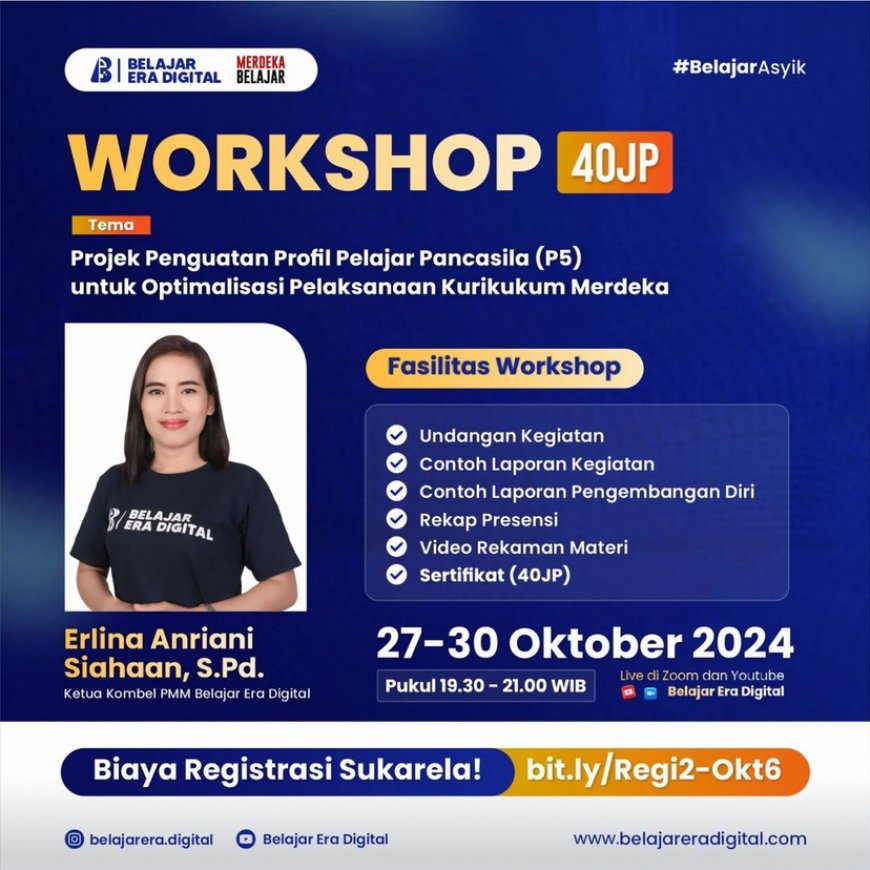 [27-30 Oktober 2024] WORKSHOP 40JP OKTOBER