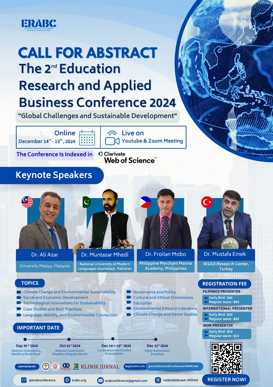 [December 14-15th, 2024] The 2nd Education Research and Applied Business Conference ERABC 2024