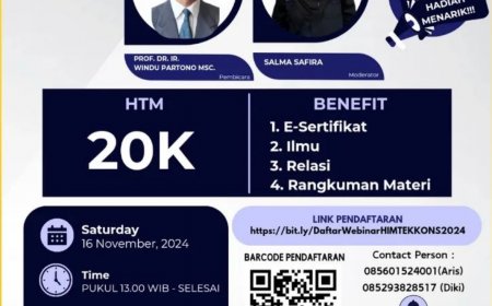 [16 November 2024] WEBINAR NASIONAL  Bangunan Tahan Gempa: Inovasi Bahan Bangunan Tahan Gempa dalam Strategi Mitigasi Gempa