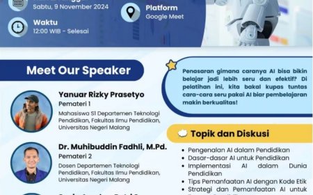 [9 November 2024] Diklat Online: Next Level Learning with AI