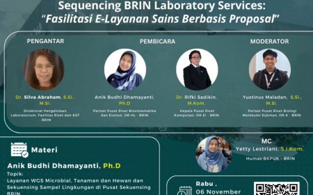 [06 November 2024] Webinar Sequencing BRIN Laboratory Services