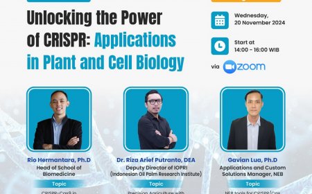 [November 20, 2024] Webinar Unlocking the Power of CRISPR: Applications in Plant and Cell Biology