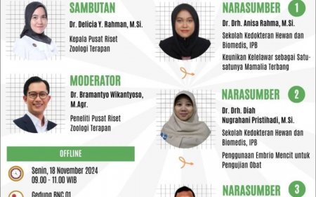 [18 November 2024] Applied Zoology Summer School Series #13