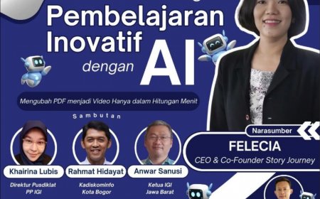 [18, 19, dan 21 November 2024] Pelatihan Merancang Pembelajaran Inovatif menggunakan AI