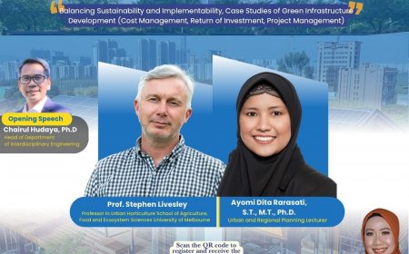 [21 November 2024] Webinar Balancing Sustainability and Implementability, Case Studies of Green Infrastructure Development (Cost Management, Return of Investment, Project Management