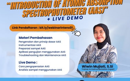 [ 30 November 2024] Free Training: Introduction of Atomic Absorption Spectrophotometer (AAS) + Live Demo