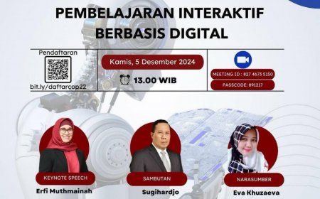 [ 5 Desember 2024 ] Webinar Pembelajaran Interaktif Berbasis Digital