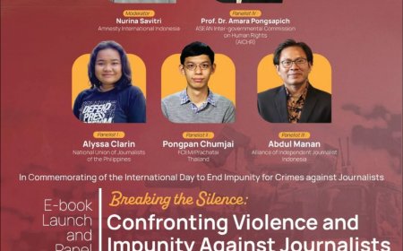 [ November 26, 2024 ] Discussion Breaking the Silence: Confronting Violence and Impunity Against Journalists in Southeast Asia 