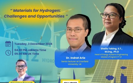 [3 Desember 2024] Webinar Materials for Hydrogen: Challenges and Opportunities
