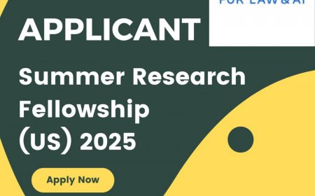 [Deadline: January 15, 2025] Summer Research Fellowship (US) 2025