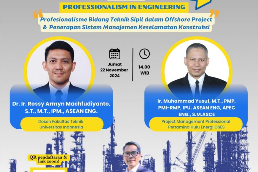 [22 November 2024] Webinar Profesionalisme Bidang Teknik Sipil dalam ...