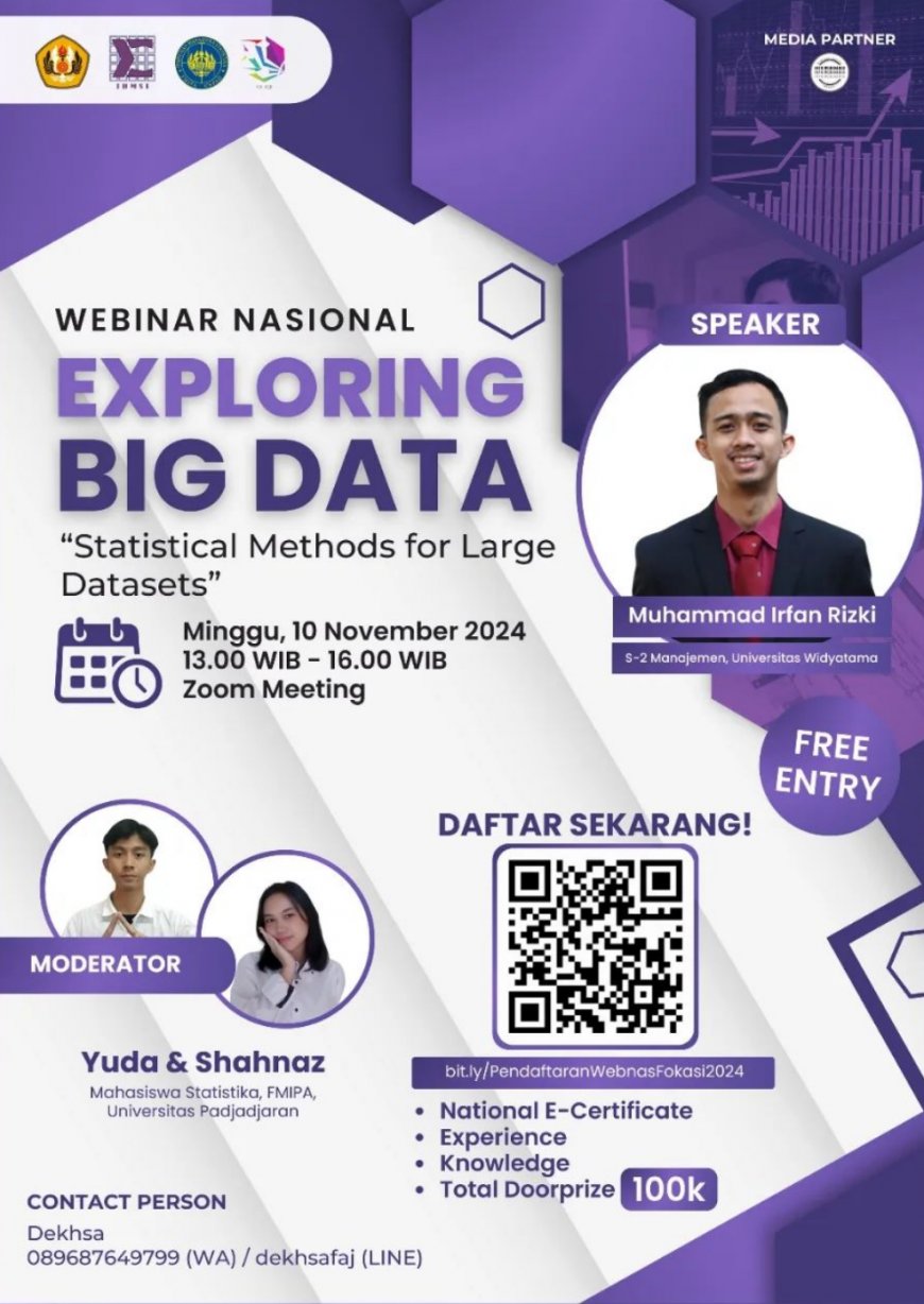 [ 10 November 2024  ] Exploring Big Data : Statistical Methods with Google Colab