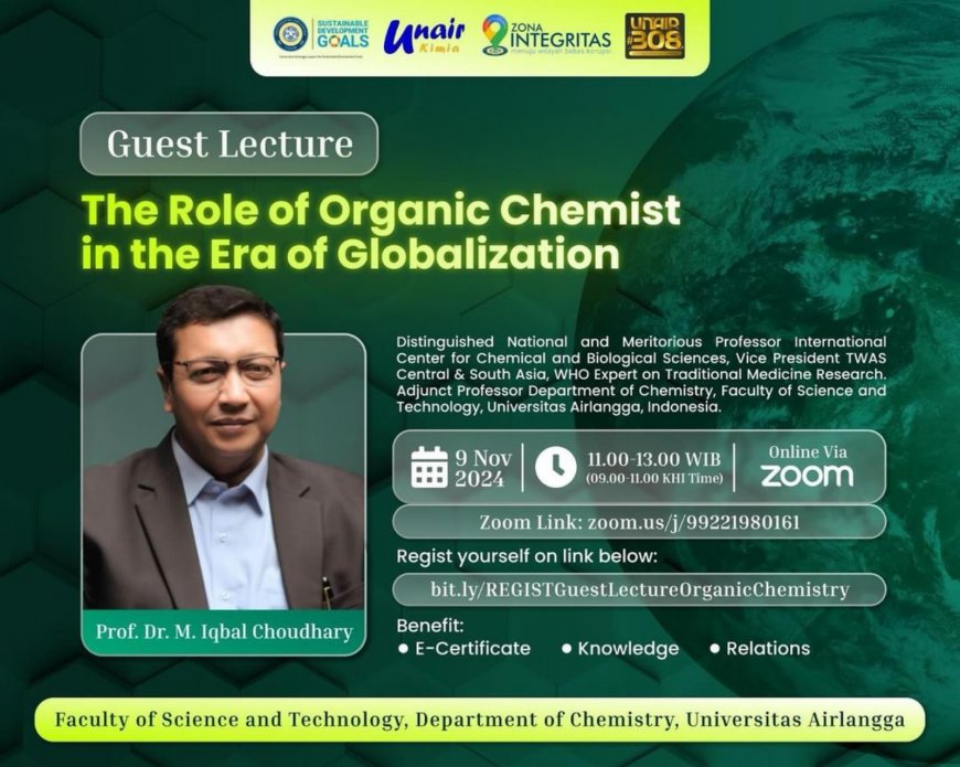 [November 9, 2024] The Role of Organic Chemist in the Globalization Era