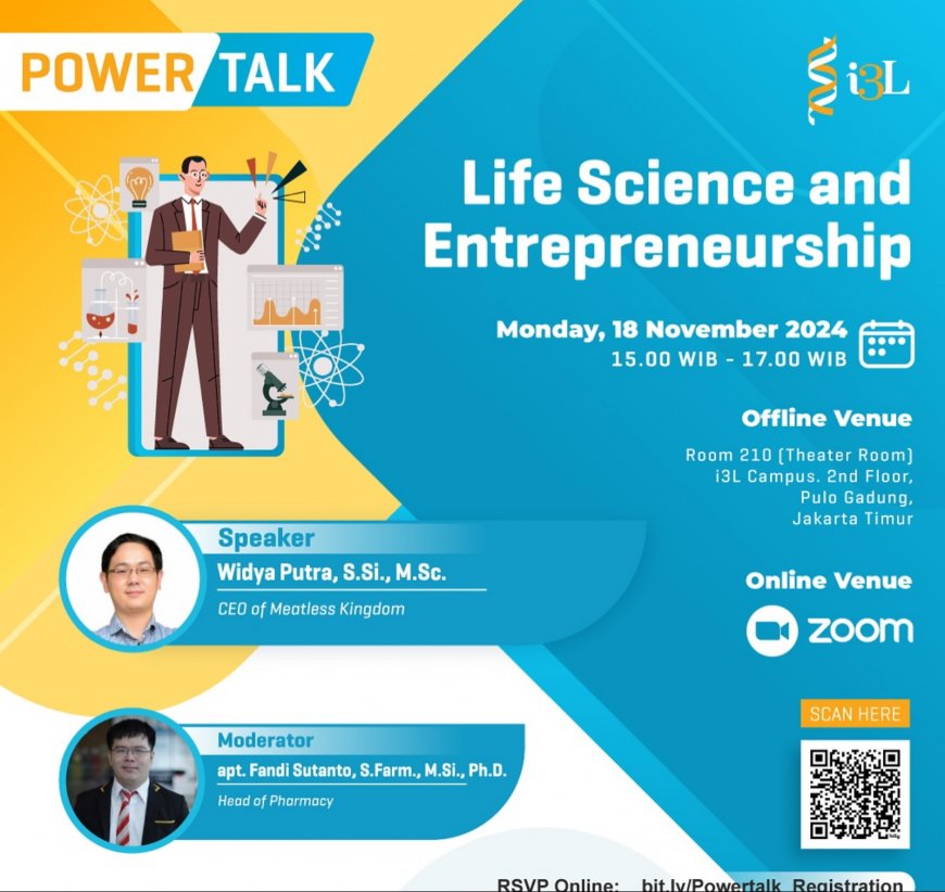 [November 18, 2024] PowerTalk on Life Science and Entrepreneurship