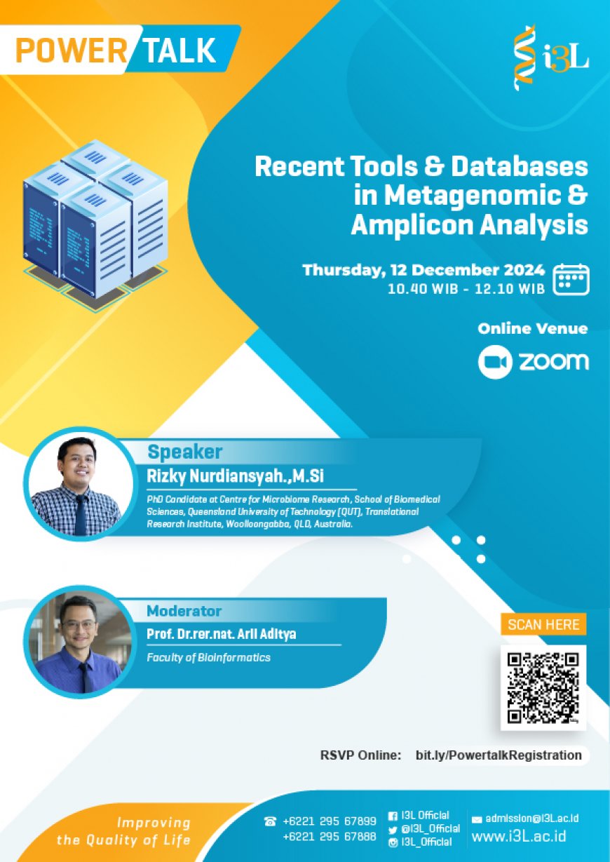 [12th December 2024] Recent Tools and Databases in Metagenomic and Amplicon Analysis