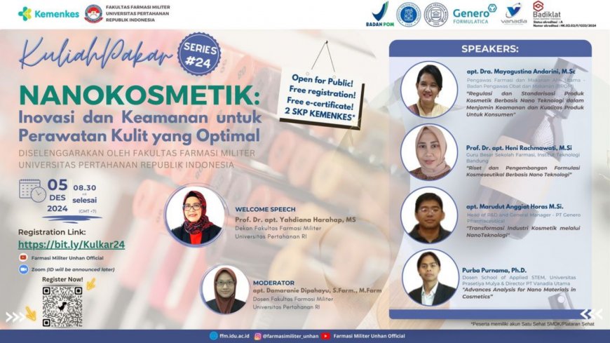 [05 Desember 2024] Inovasi Teknologi Nano untuk Produk Kosmetik