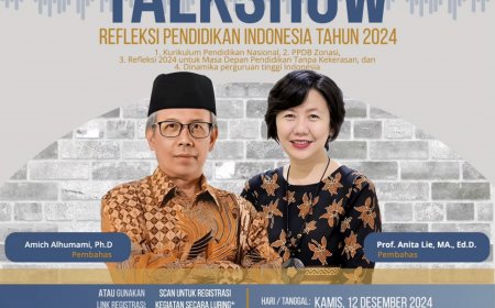 [12 Desember 2024] Talkshow Refleksi Pendidikan Indonesia Tahun 2024