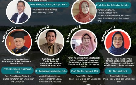 [12 Desember 2024] Peran Jasa Ekosistem untuk Mendukung Ekonomi Hijau