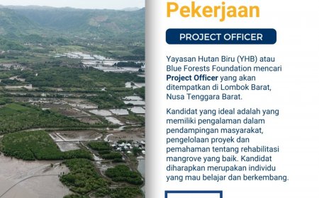 [19 Desember, 2024] Project Officer di Lombok Barat