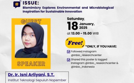 [18 Januari 2025] Webinar Biomimicry Explores Environmental and Microbiological Inspiration for Sustainable Innovation