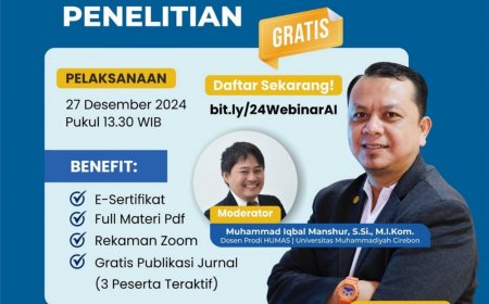 [ 27 Desember 2024 ] Webinar Pemanfaatan AI untuk Mempermudah Penelitian