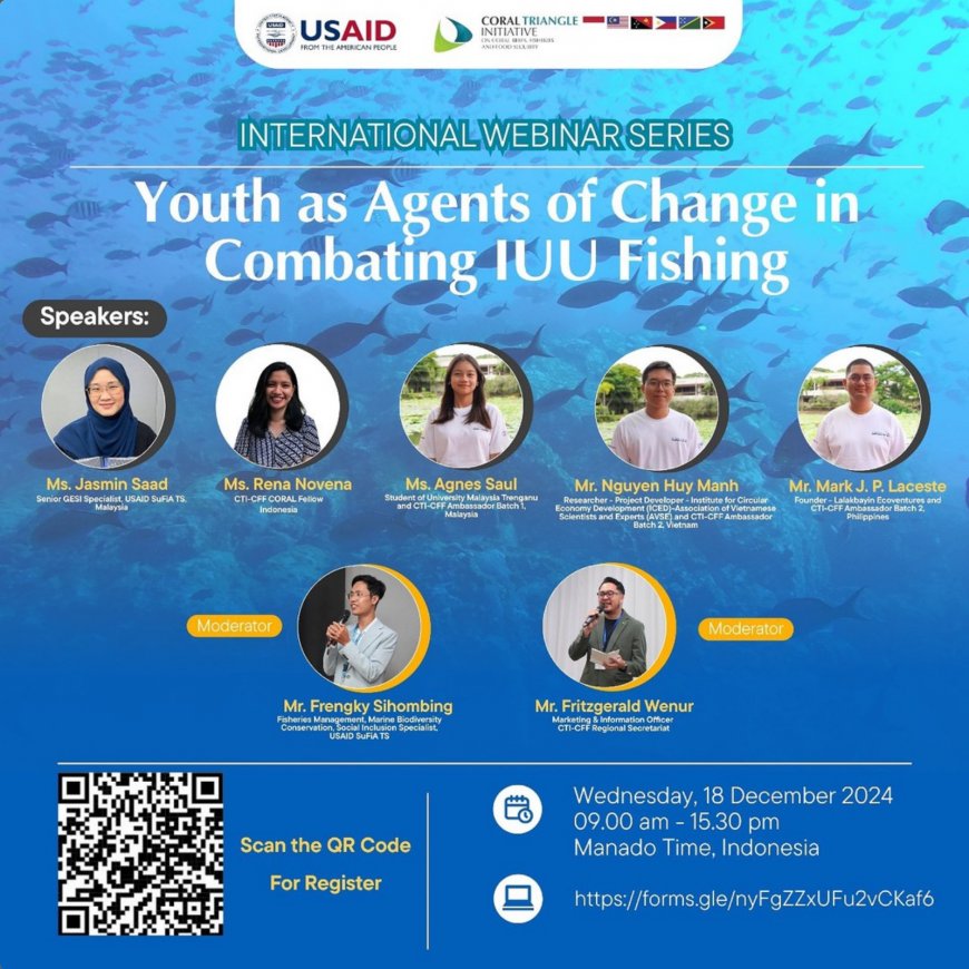 [18 December 2024] Webinar Youth as Agents of Change in Combating IUU Fishing