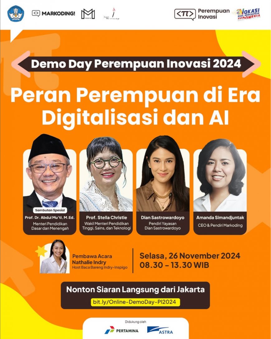 [26 November 2024] Webinar Peran Perempuan di Era Digitalisasi dan AI