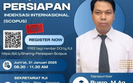 [31 Jan 2025] Indeksasi ke Scopus bersama Relawan Jurnal Indonesia Pengurus Daerah D.I. Yogyakarta