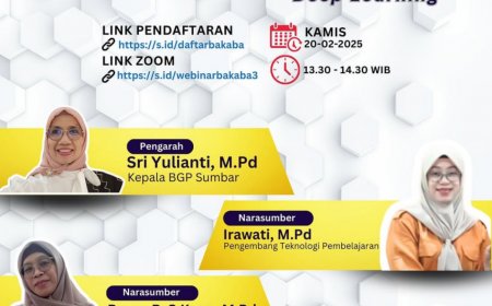 [20 Februari 2025] Webinar Transformasi Pembelajaran dalam Deep Learning