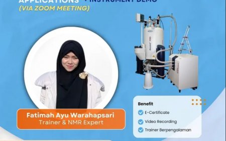 [26 April 2025] FREE TRAINING "Exploring Nuclear Magnetic Resonance (NMR): Introduction, Principle, and Applications + Instrument Demo"