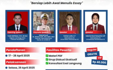 [ 29 April 2025 ] Strategi Menulis Essay S2
