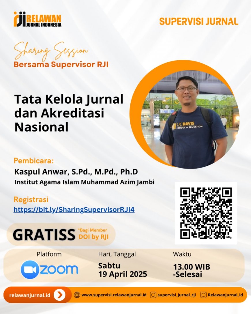 [19 April 2025] Tata Kelola Jurnal dan Akreditasi Nasional